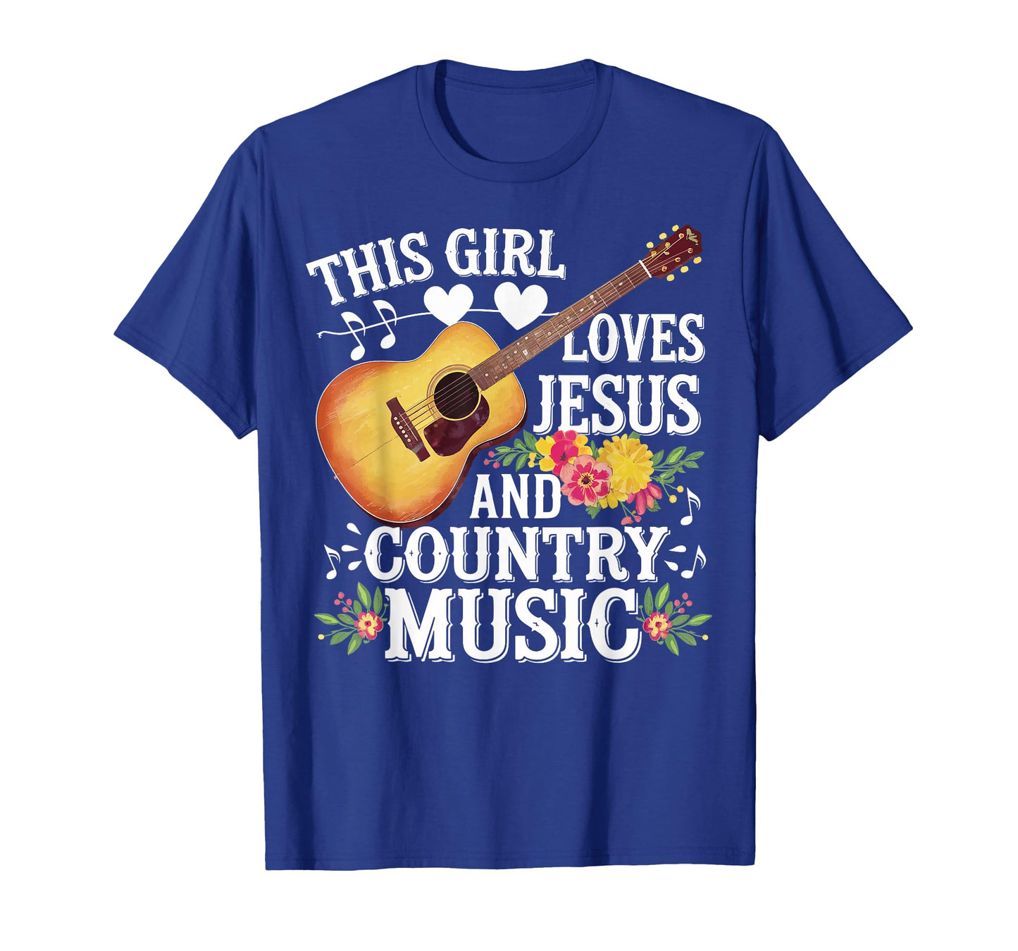 This Girl Loves Jesus And Country Music T-Shirt