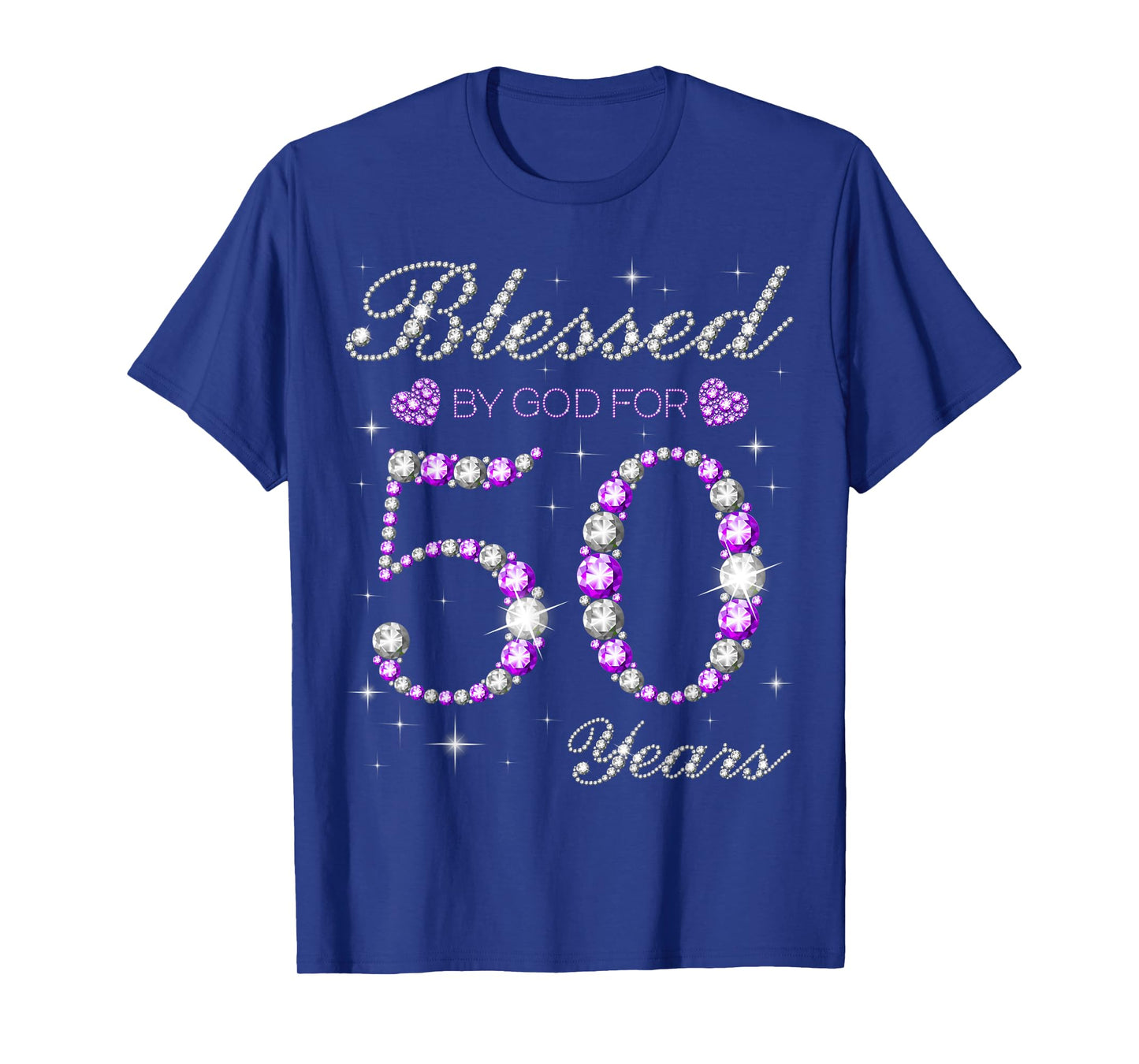 Blessed By God For 50 Years Old 50th Birthday Party B-day T-Shirt
