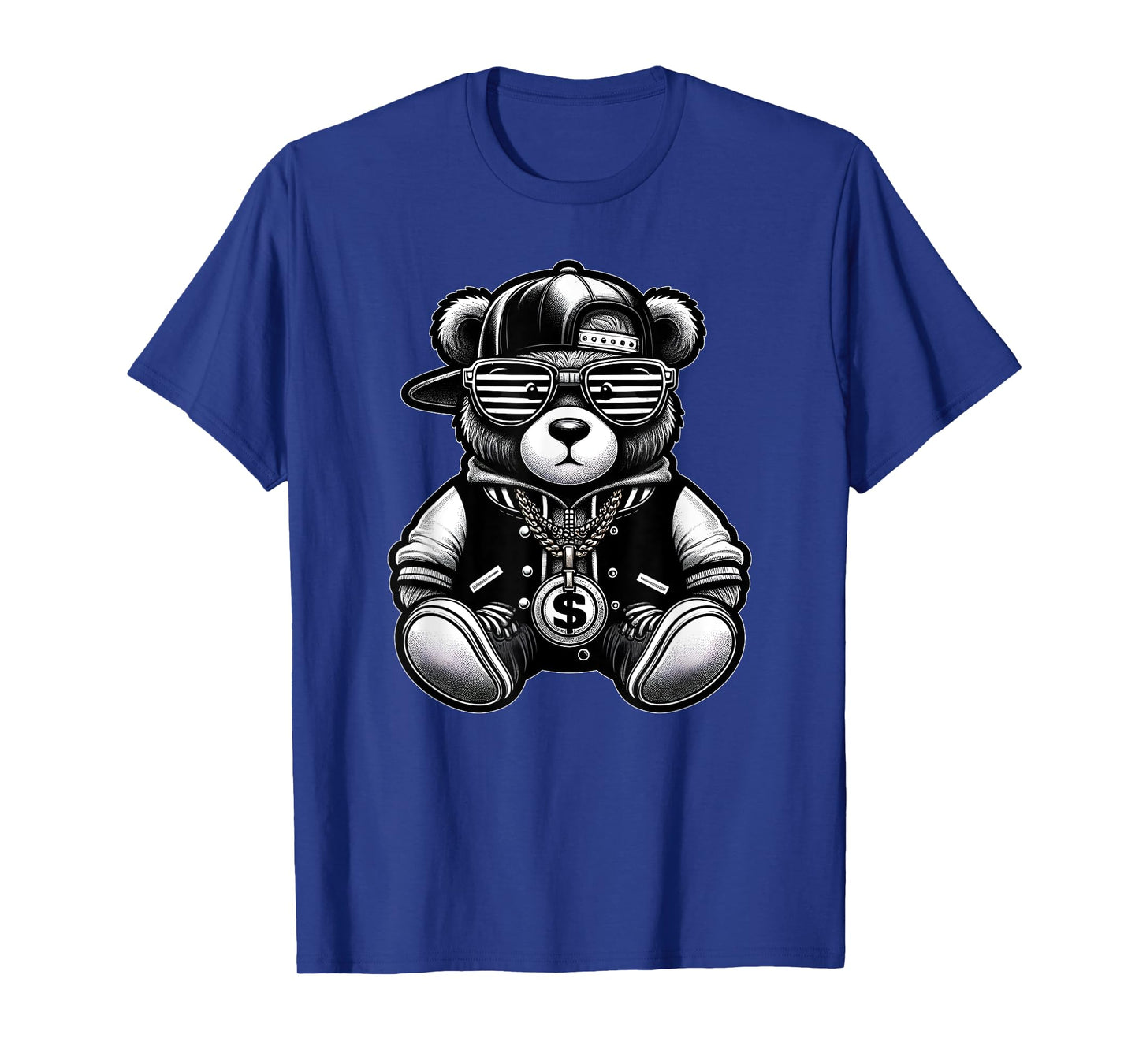 Funny Hip Hop Teddy Bear 90s Graffiti Art Rap Lover Gangsta T-Shirt