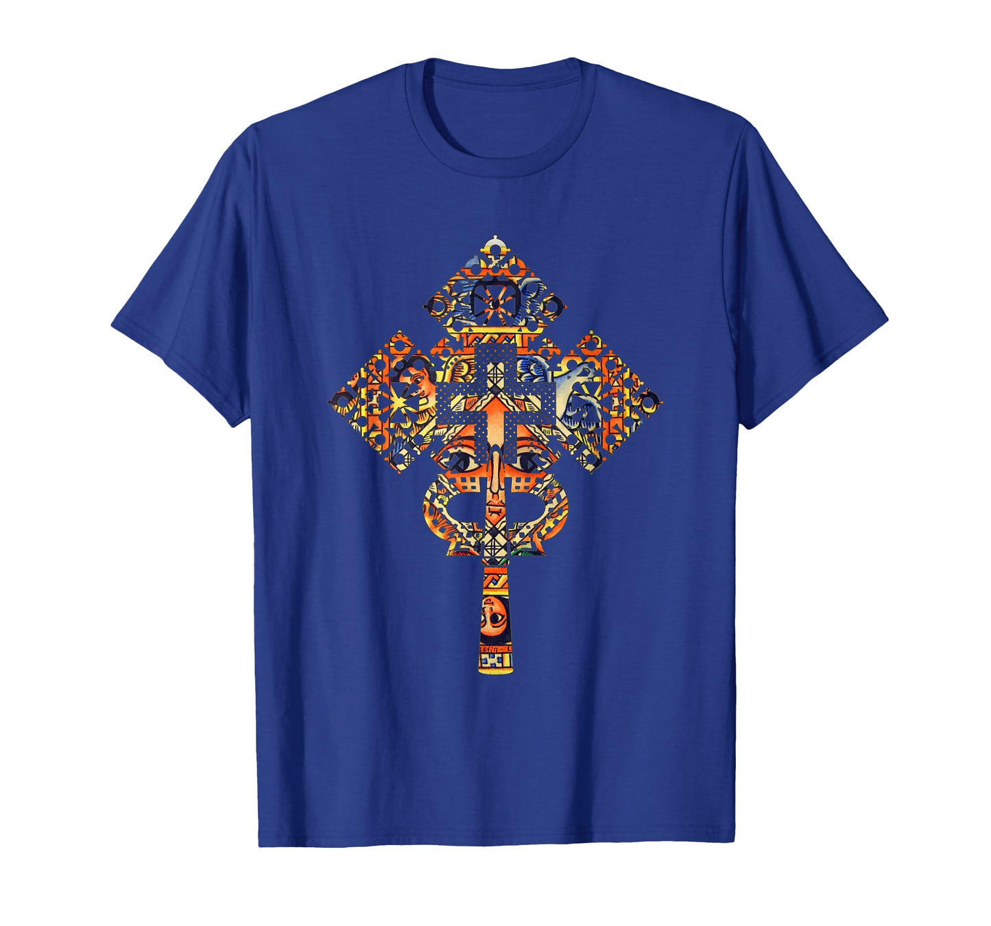 Ethiopian Christian art Christ in Glory Ethiopian Cross T-Shirt