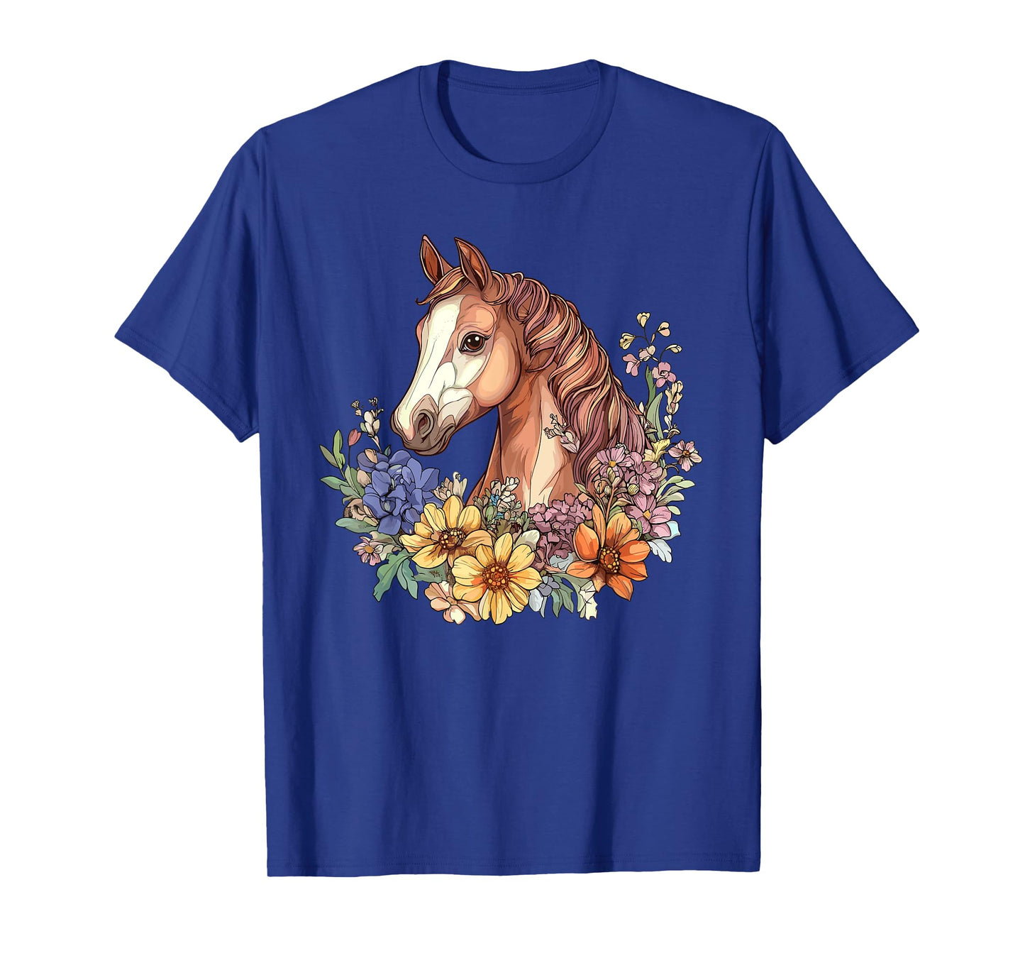 Horse With Flowers T-Shirt
