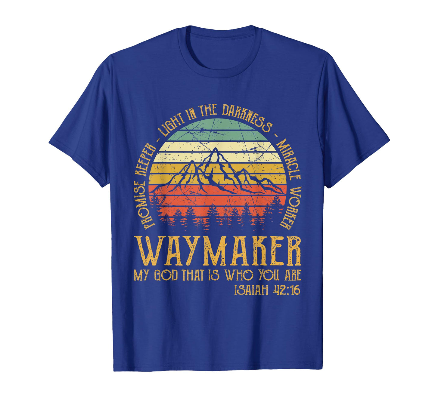 Waymaker Miracle Worker Promise Keeper Tshirt Christian T-Shirt