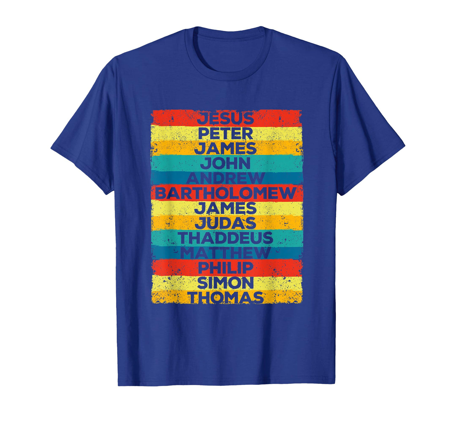 Jesus Christ 12 Apostles Disciples Funny Christmas Religous T-Shirt