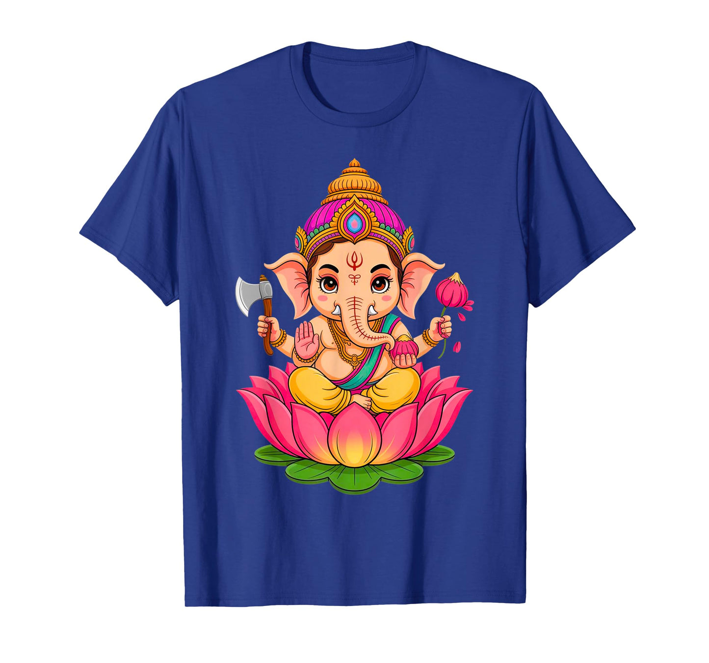Hindu Ganesha Puja Elephant God India Meditation Yoga Murti T-Shirt