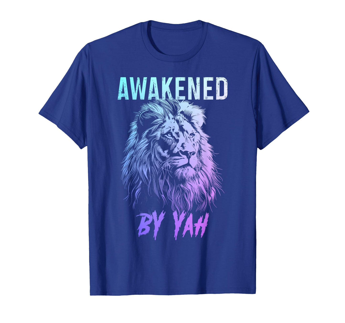 Hebrew Israelite Awakened By Yah Lion Of Judah Jewish Yahweh T-Shirt