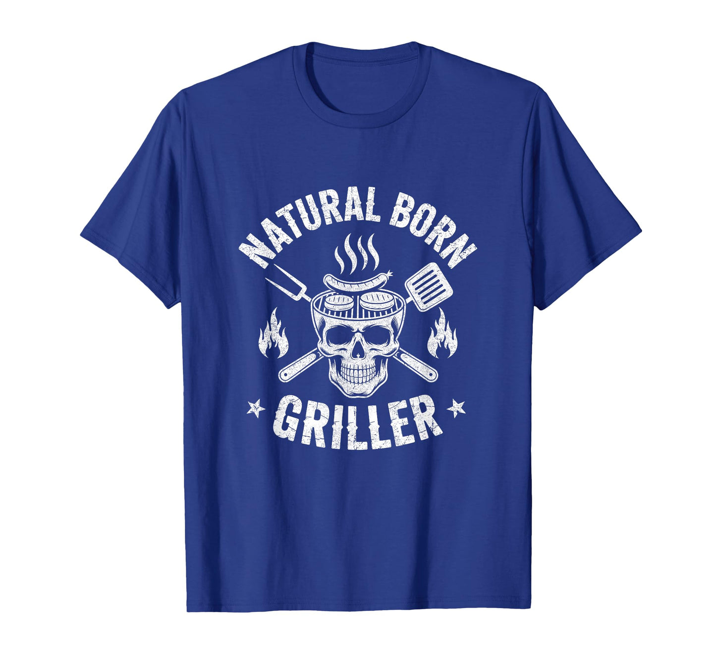 Natural Born Griller Funny Bbq Joke For Grill Lovers T-Shirt