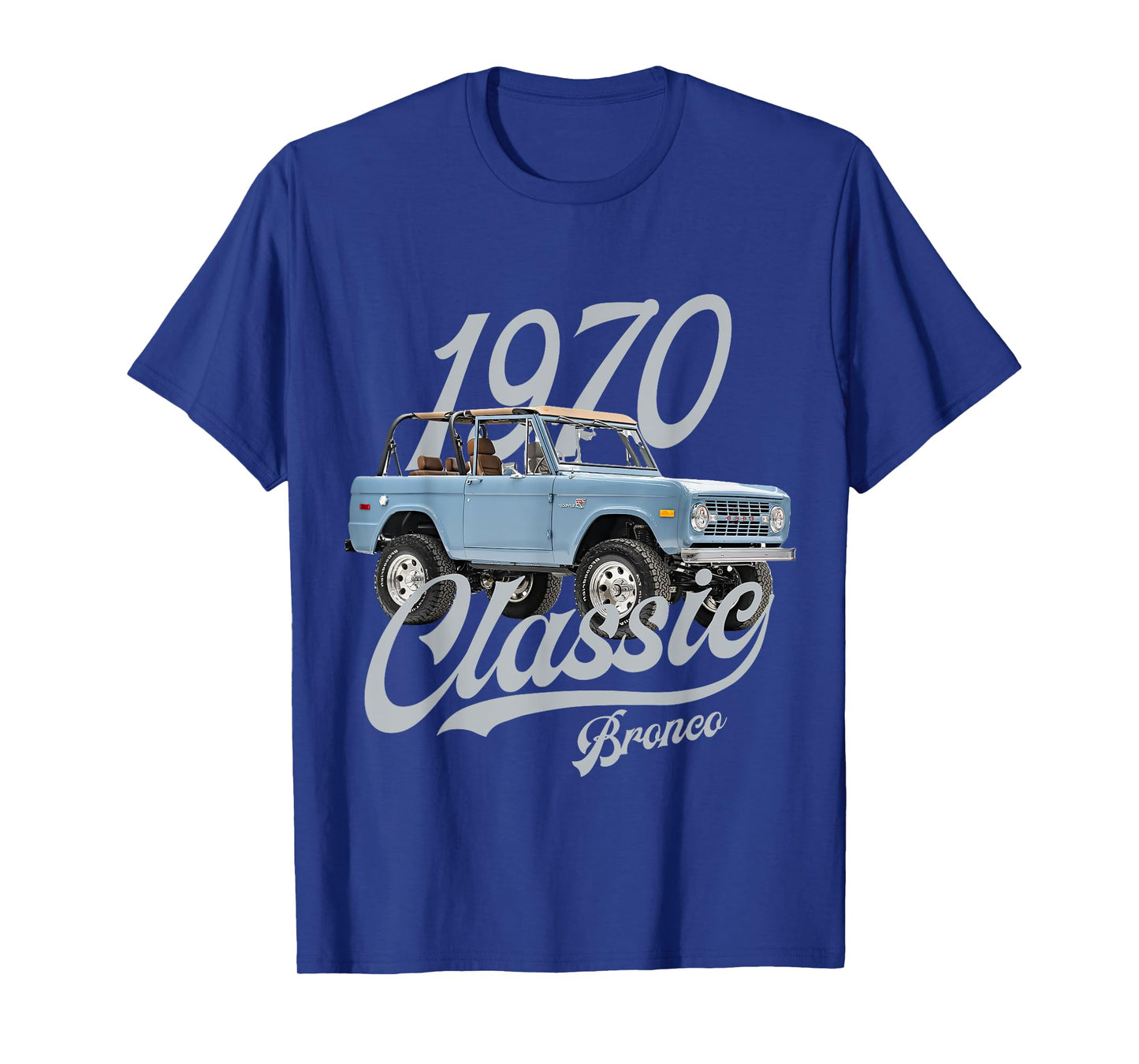 Classic bronco 1970 blue white T-Shirt