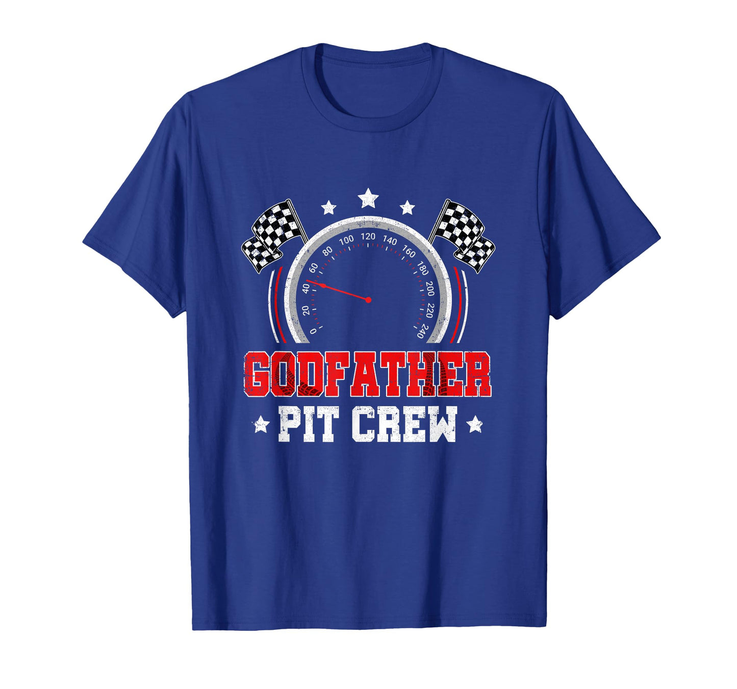Godfather Pit Crew Race Car Birthday Party Racing Family T-Shirt