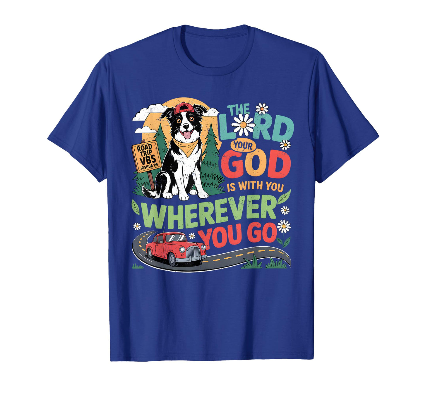 Road Trip VBS 2025 Christian Dog Bible Theme T-Shirt for Men Women Kids
