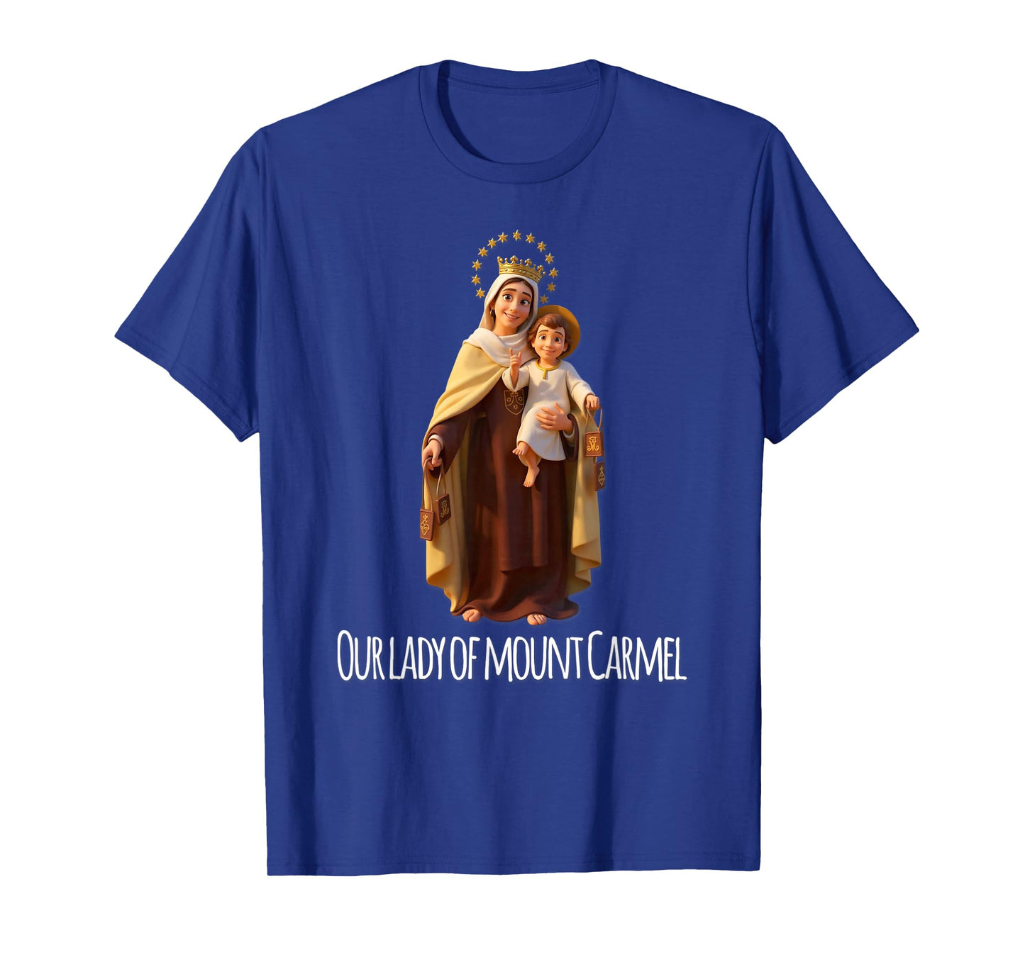 Our Lady of Mount Carmel Marian Catholic T-Shirt
