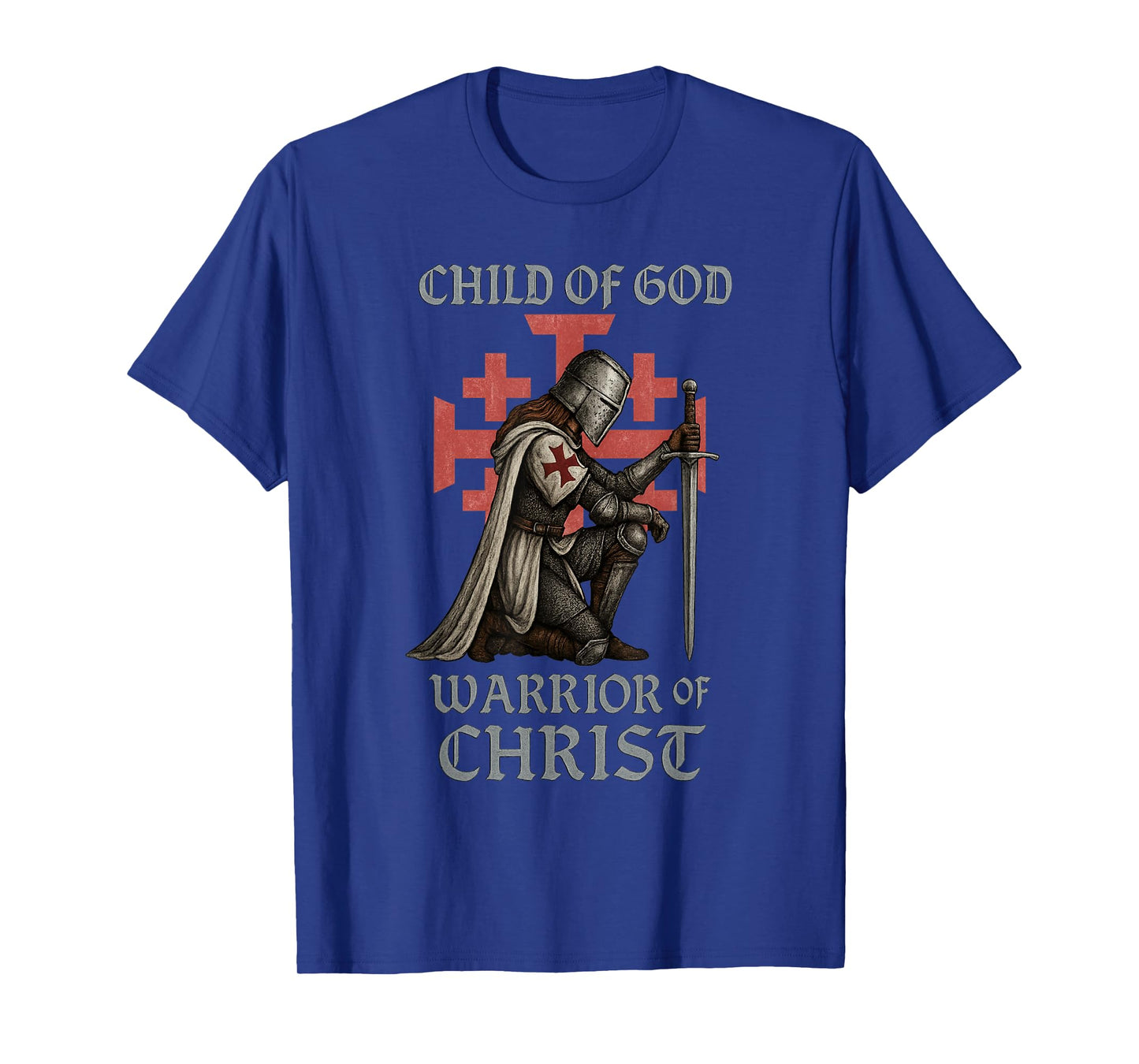 Female Warrior of Christ - Kingdom of Jerusalem T-Shirt