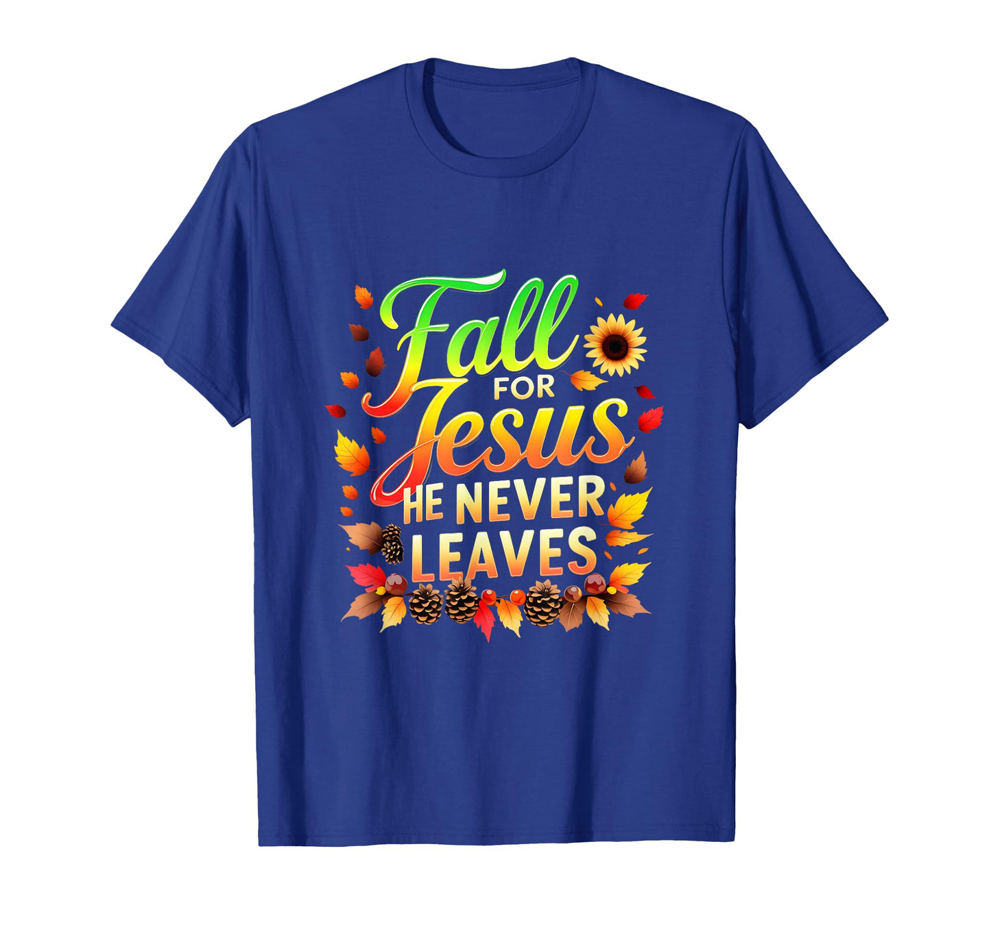 Fall Christian Thanksgiving Jesus My Favourite Season Autumn T-Shirt