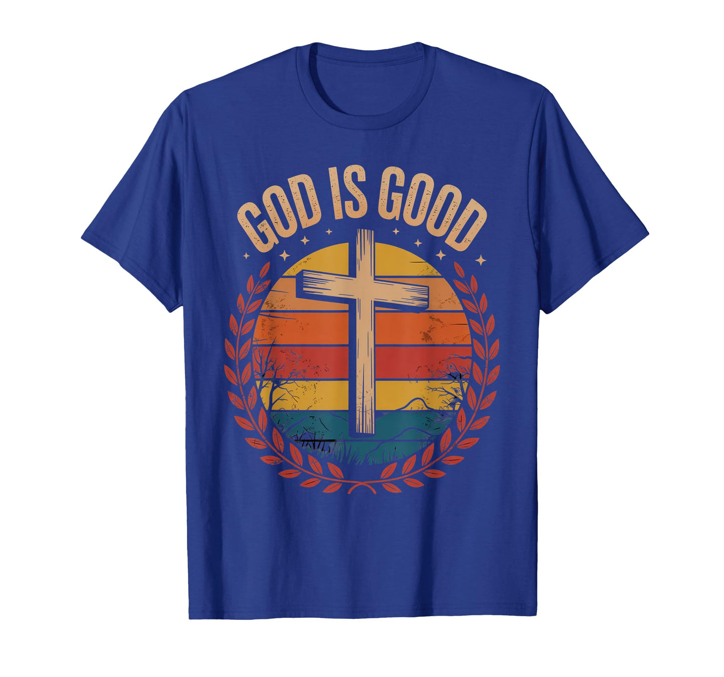 Vintage Retro Christian God is Good All The Time Jesus T-Shirt