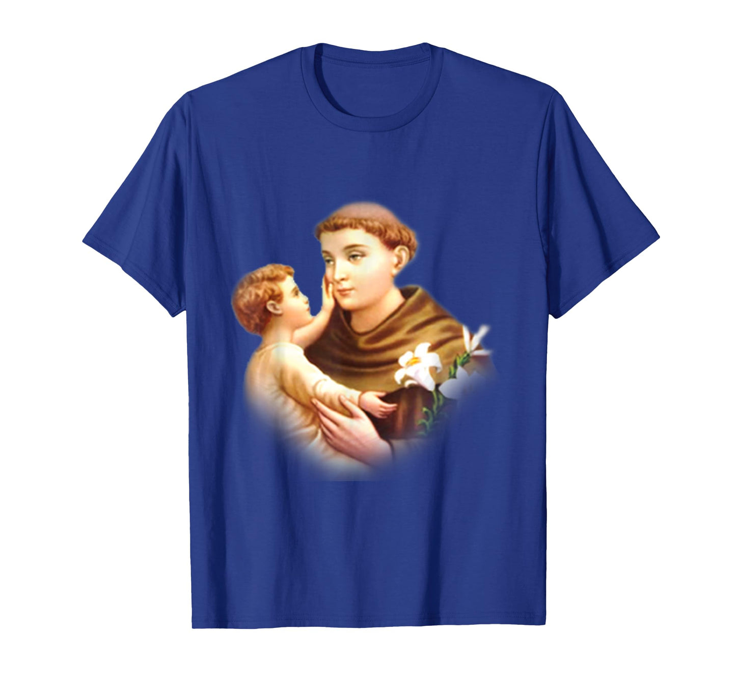 St Anthony of Padua Vintage Catholic Saint Infant Jesus T-Shirt