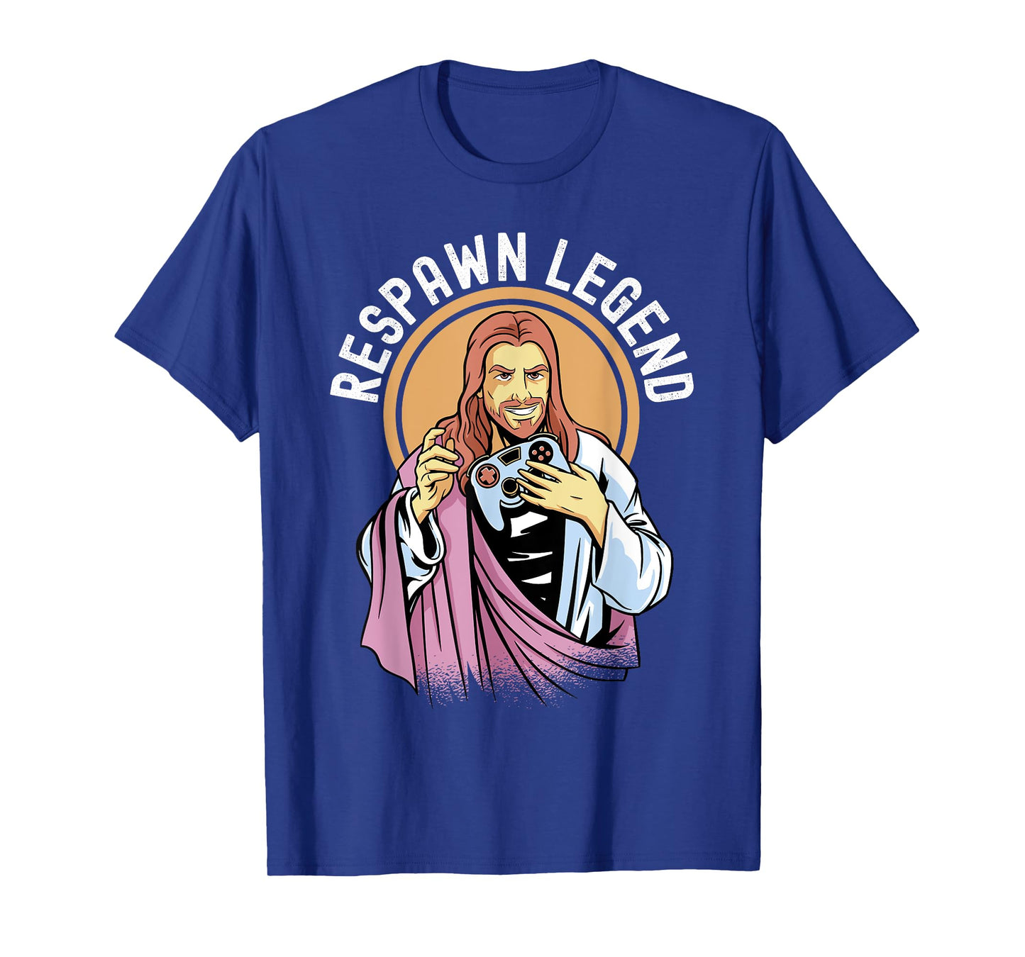 Respawn Legend Resurrected Funny Jesus Video Games Mens Boys T-Shirt