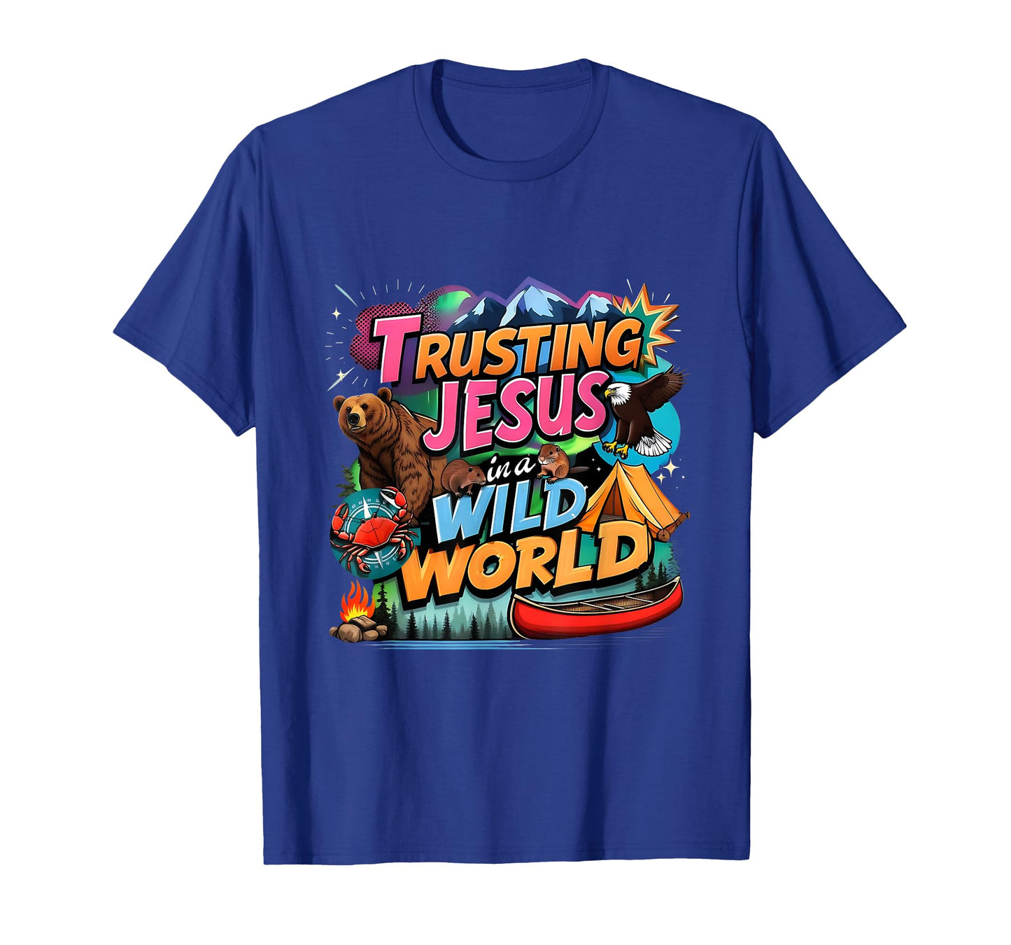 VBS 2025 Trusting Jesus Wild World Team Tee T-Shirt