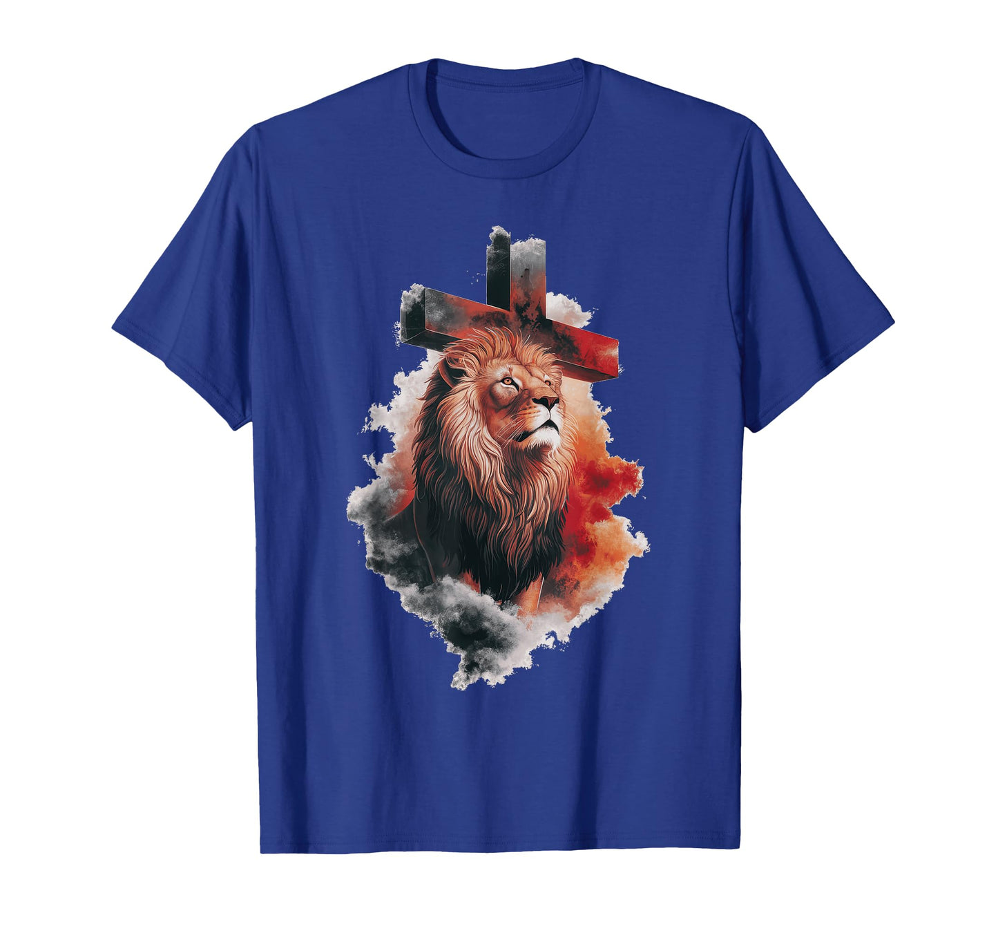 Lion of Judah Christian Cross T-Shirt
