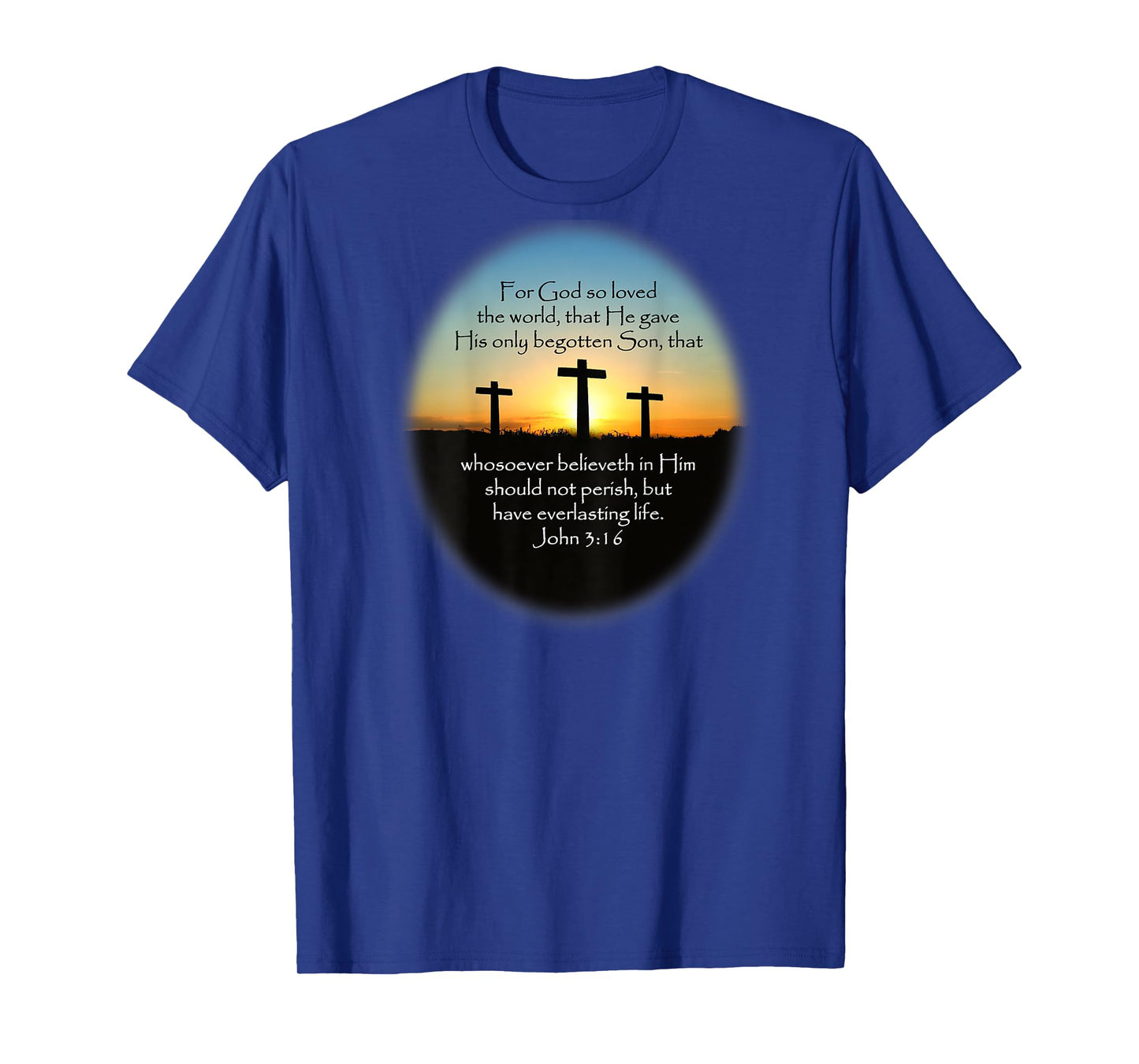 John 3:16 KJV Bible (Printed on back) T-Shirt