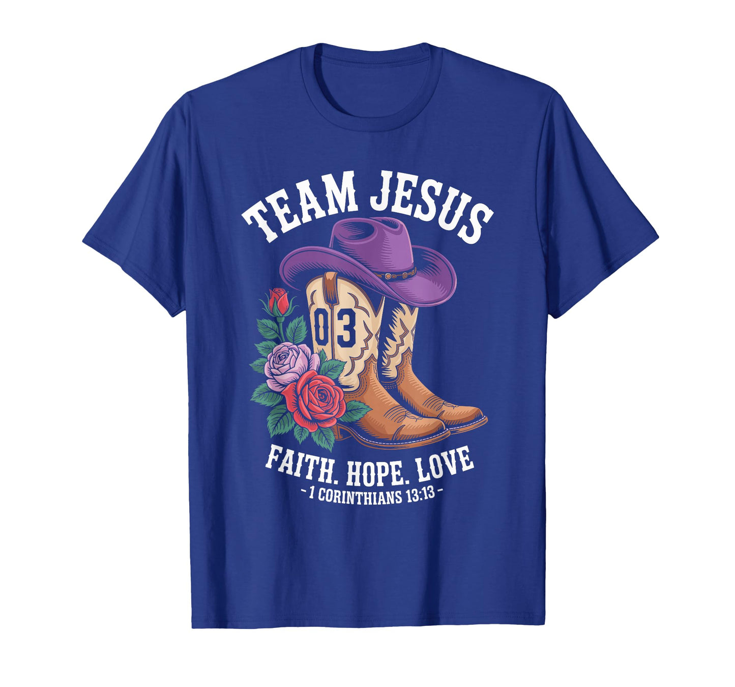 Christian - Team Jesus 03 Faith Hope Love T-Shirt