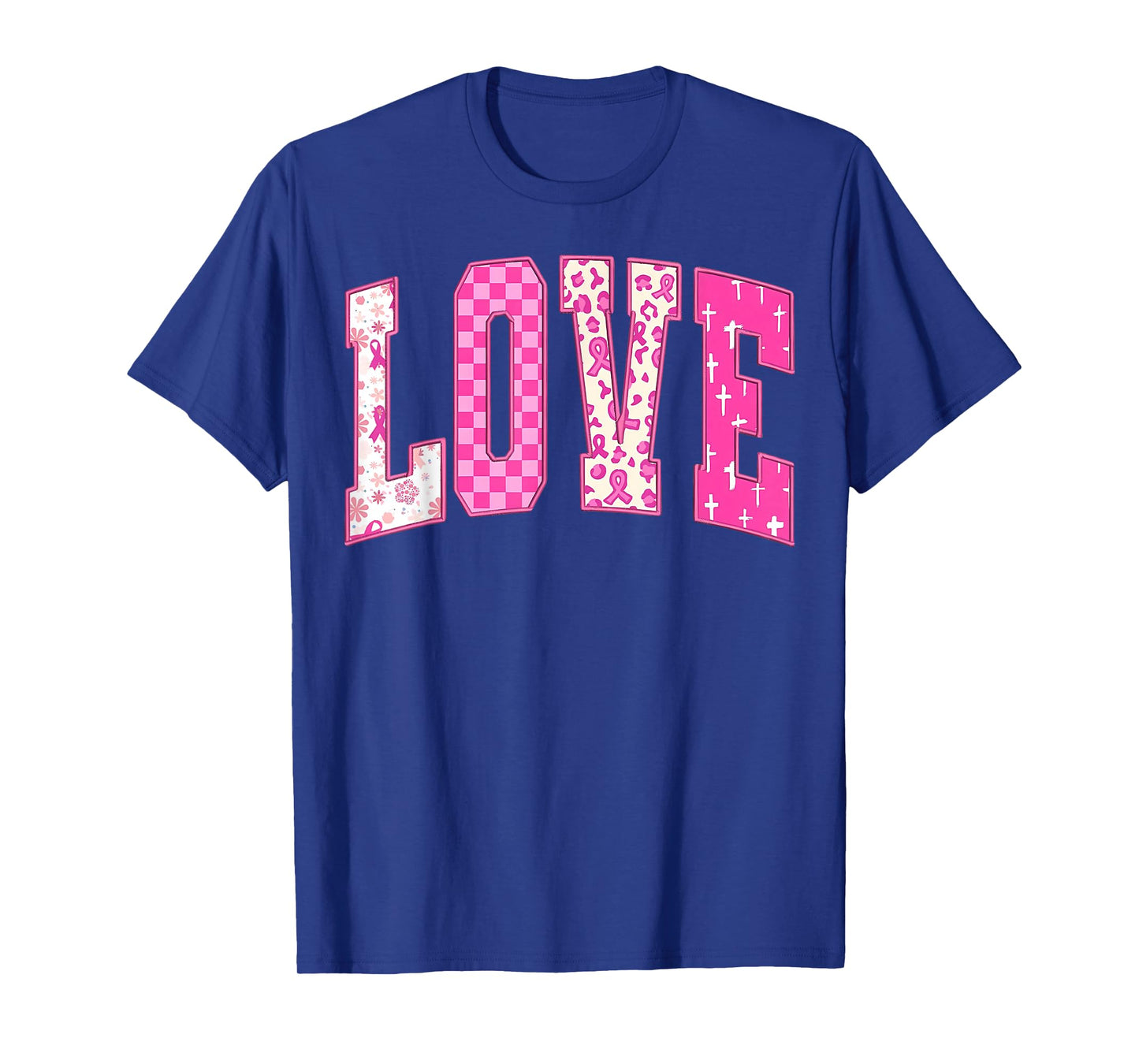 Breast Cancer Christian Fight Hope Faith Love Matching Group T-Shirt