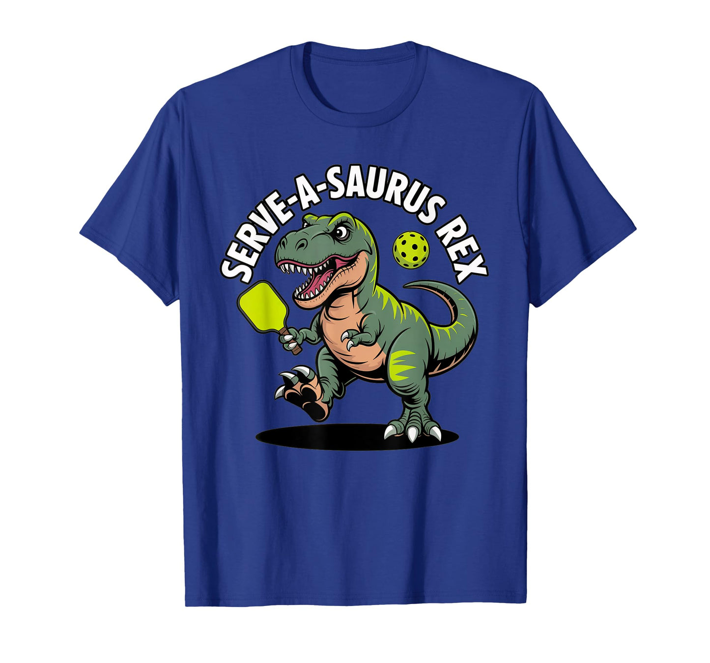 Funny Pickleball Shirt Dinosaur T-Rex Men Women Player Lover T-Shirt
