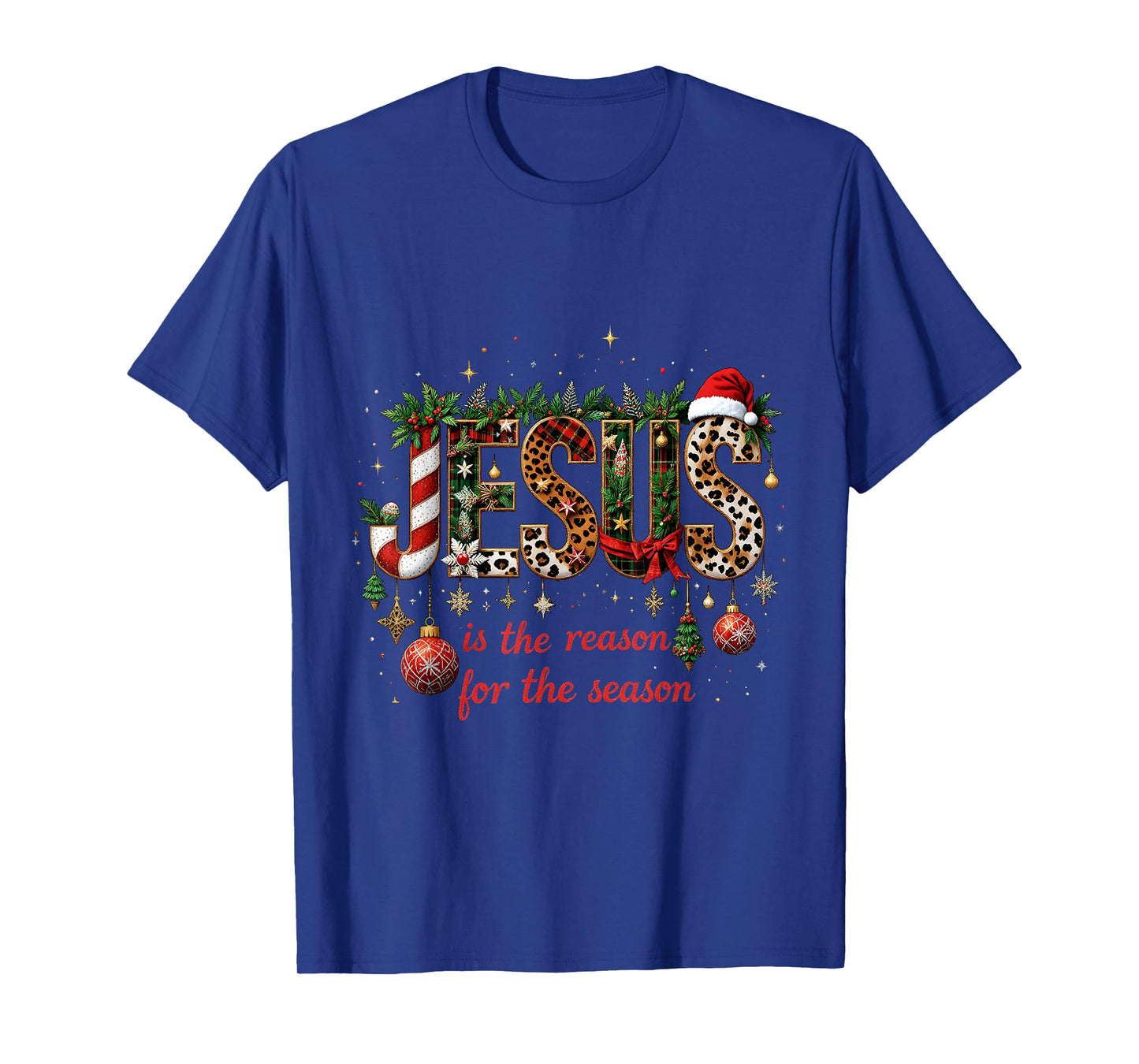 Christmas Jesus is The Reason for Season Xmas Christian T-Shirt