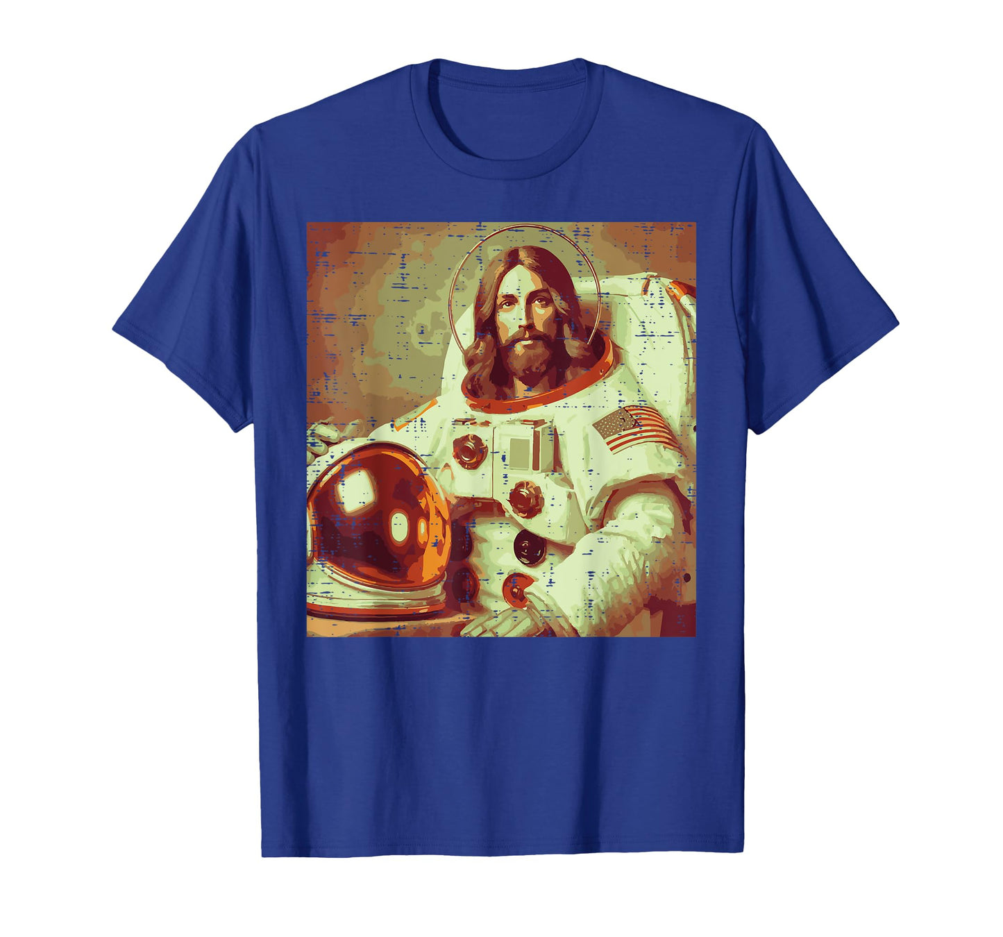 Astronaut Jesus God Space Religious Christian Men Women Kids T-Shirt