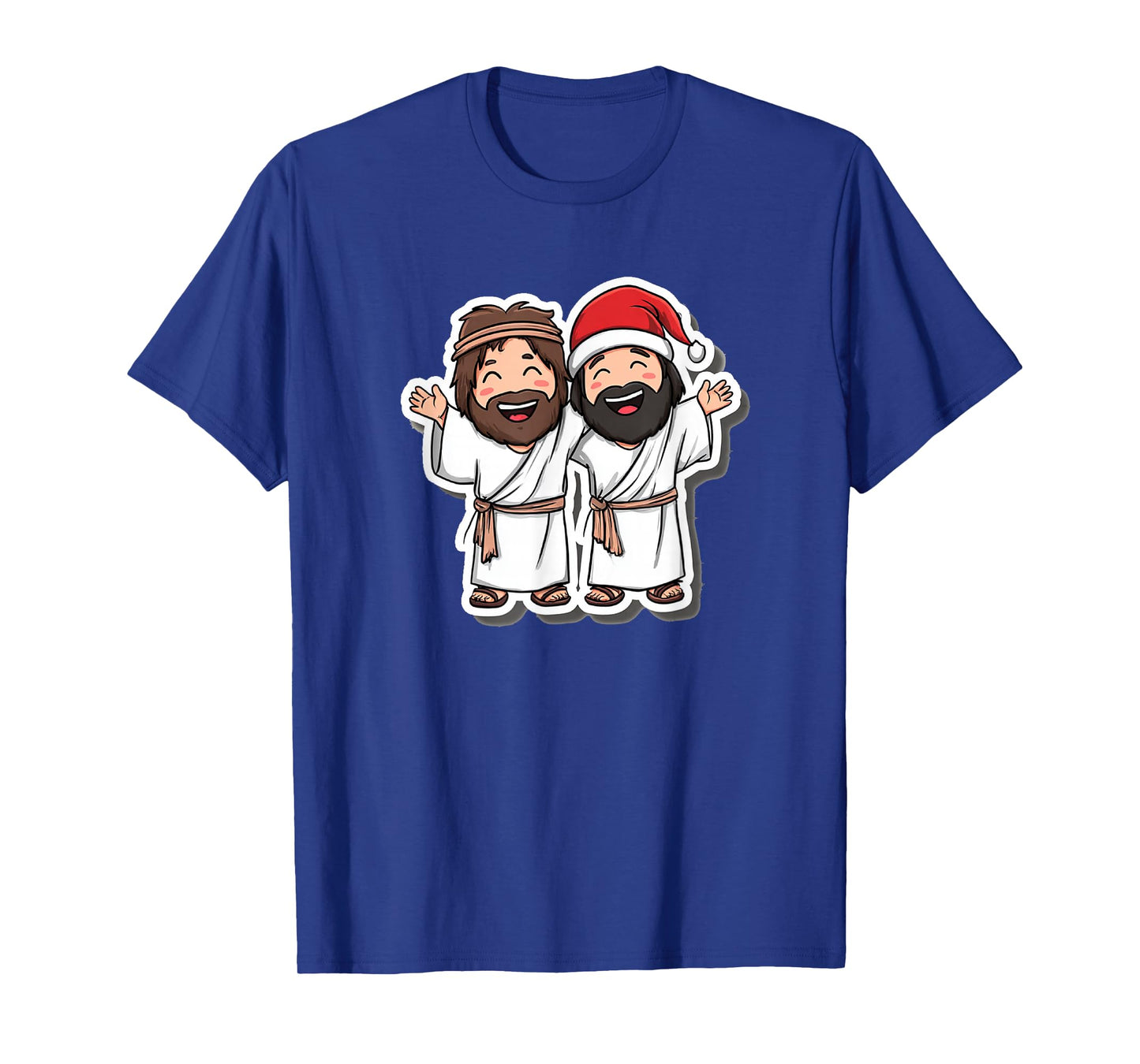 Pretty Jesus and Friends for Christmas Night T-Shirt
