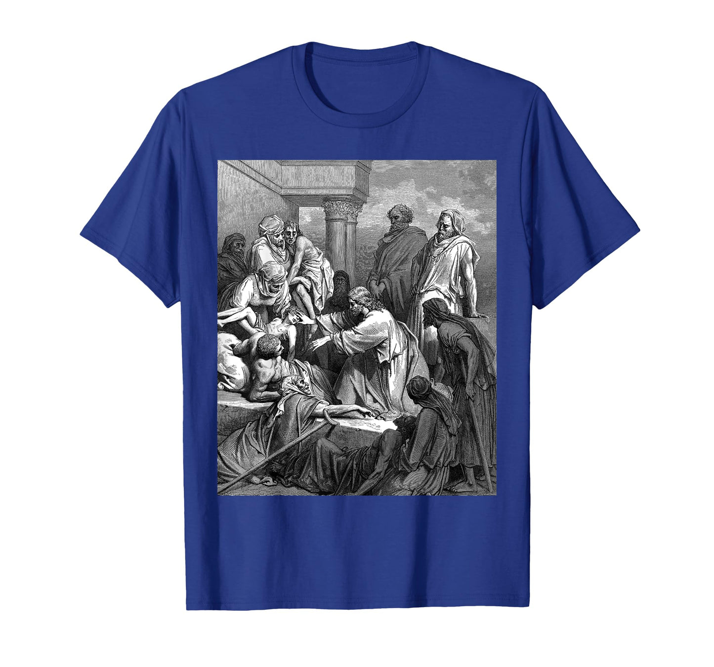 Jesus Healing the Sick Gustave Dore Religious Biblical Art T-Shirt