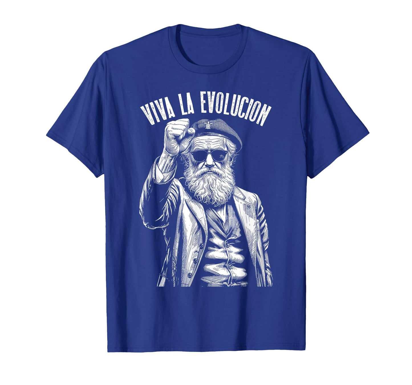 Viva La Evolucion Darwin Funny Evolution Revolutionary T-Shirt