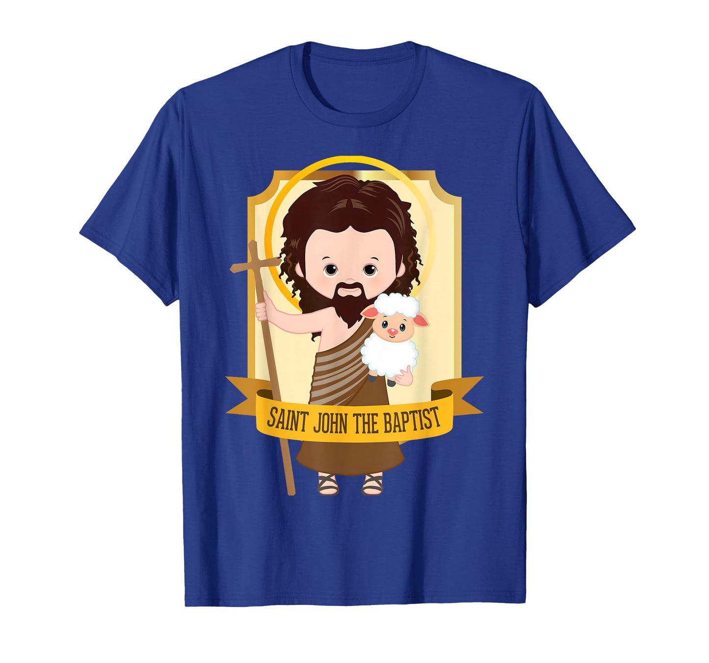 Saint John the Baptist Bible Gospel Cute Catholic Saint Kids T-Shirt