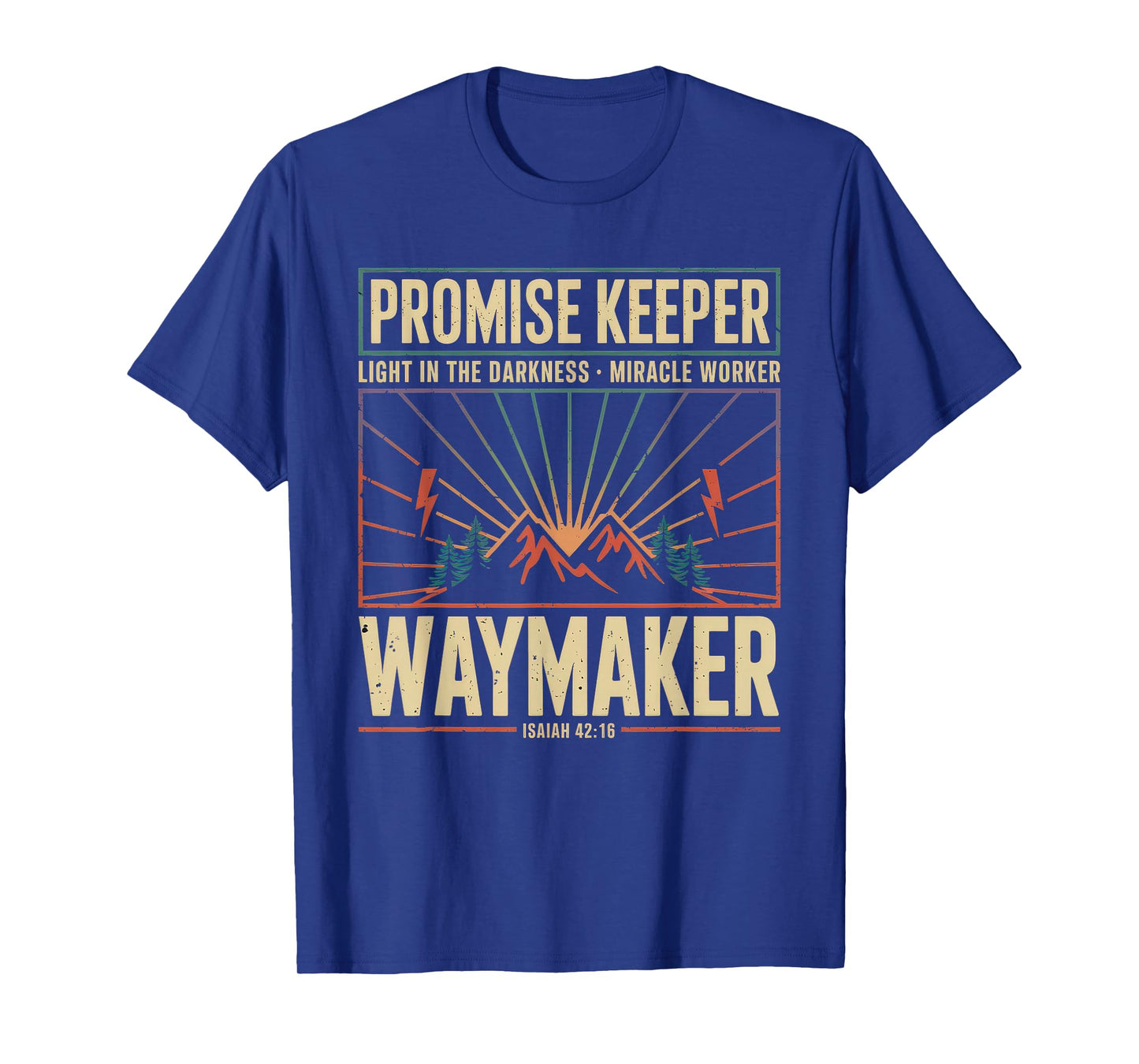 Waymaker Tshirt Promise Keeper Miracle Worker God Christian T-Shirt