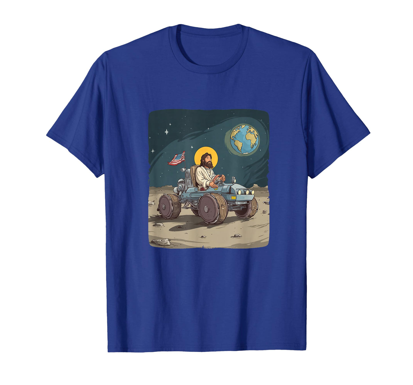 Funny Moon Vehicle Jesus Christ Costume for Boys and Girls T-Shirt