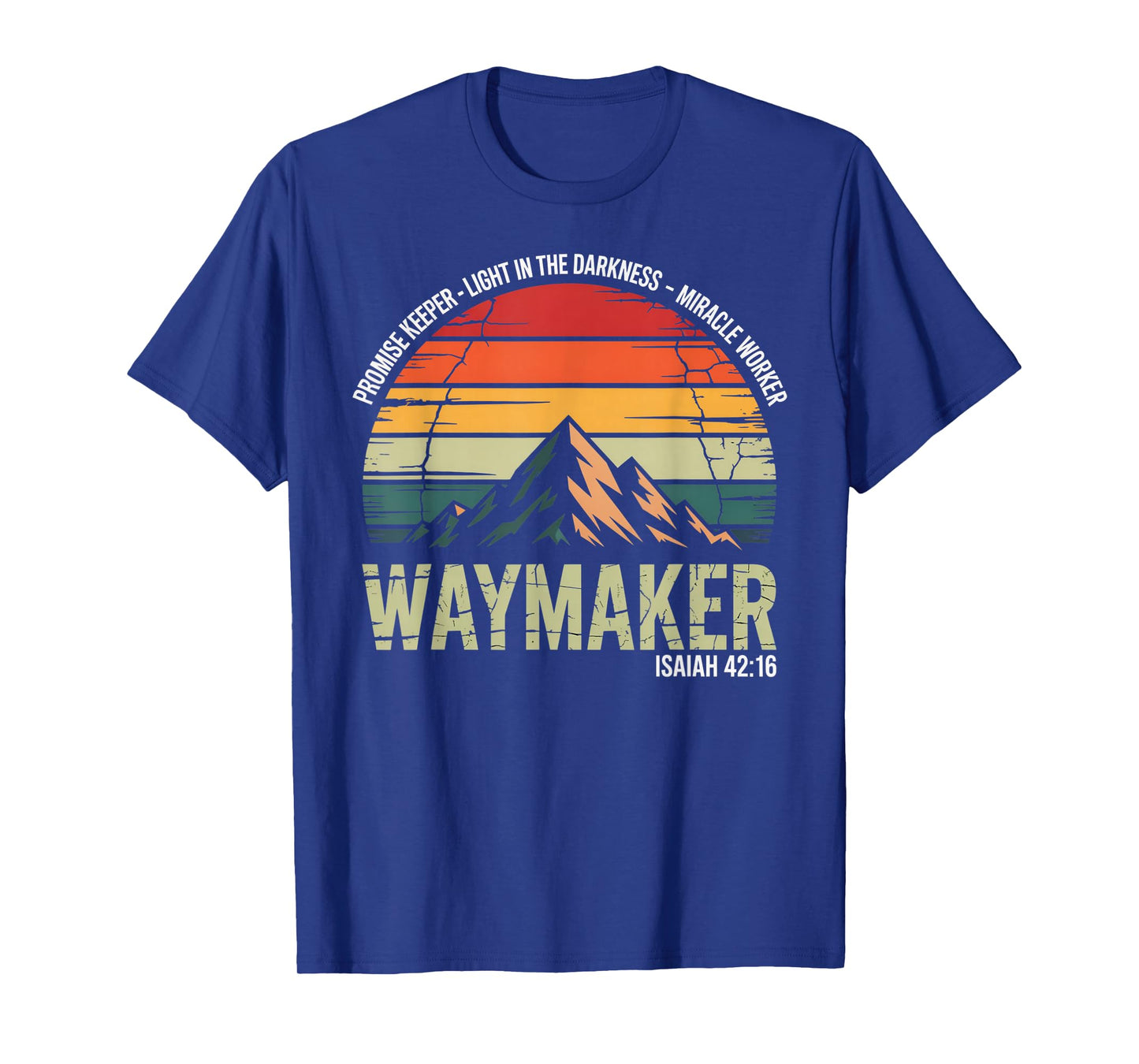 Waymaker Vintage Promise Keeper Miracle Worker Christian T-Shirt