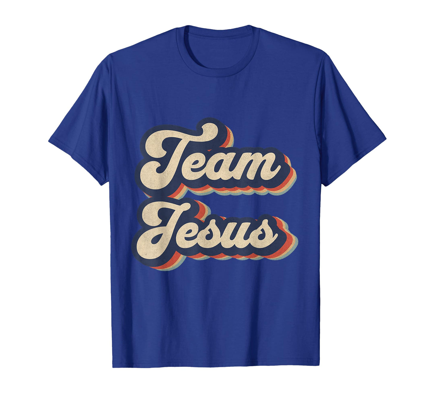 Team Jesus Retro Religious Christian Design T-Shirt