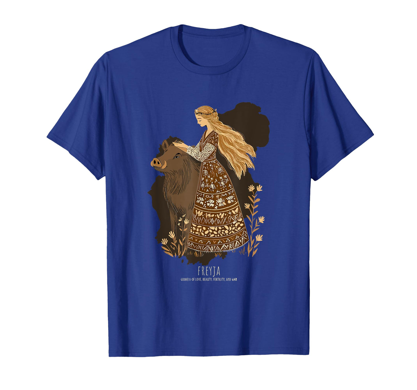 Freyja: Norse Goddess of Witchcraft, Love, and War T-Shirt