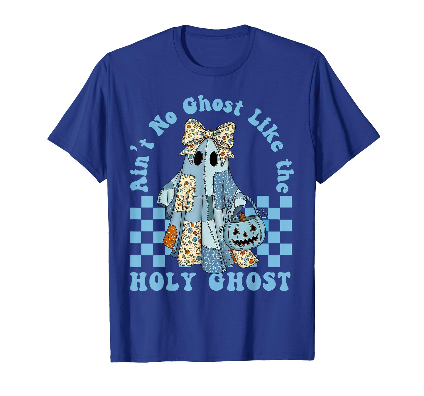 Groovy Aint No Ghost Like The Holy Ghost Christian Halloween T-Shirt