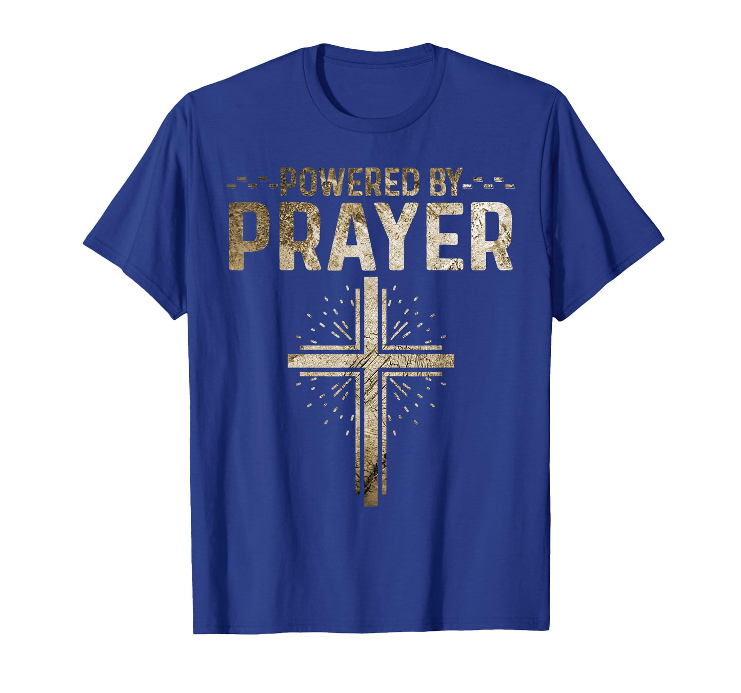 Powered By Prayer Retro Christian Religious graphic T-Shirt