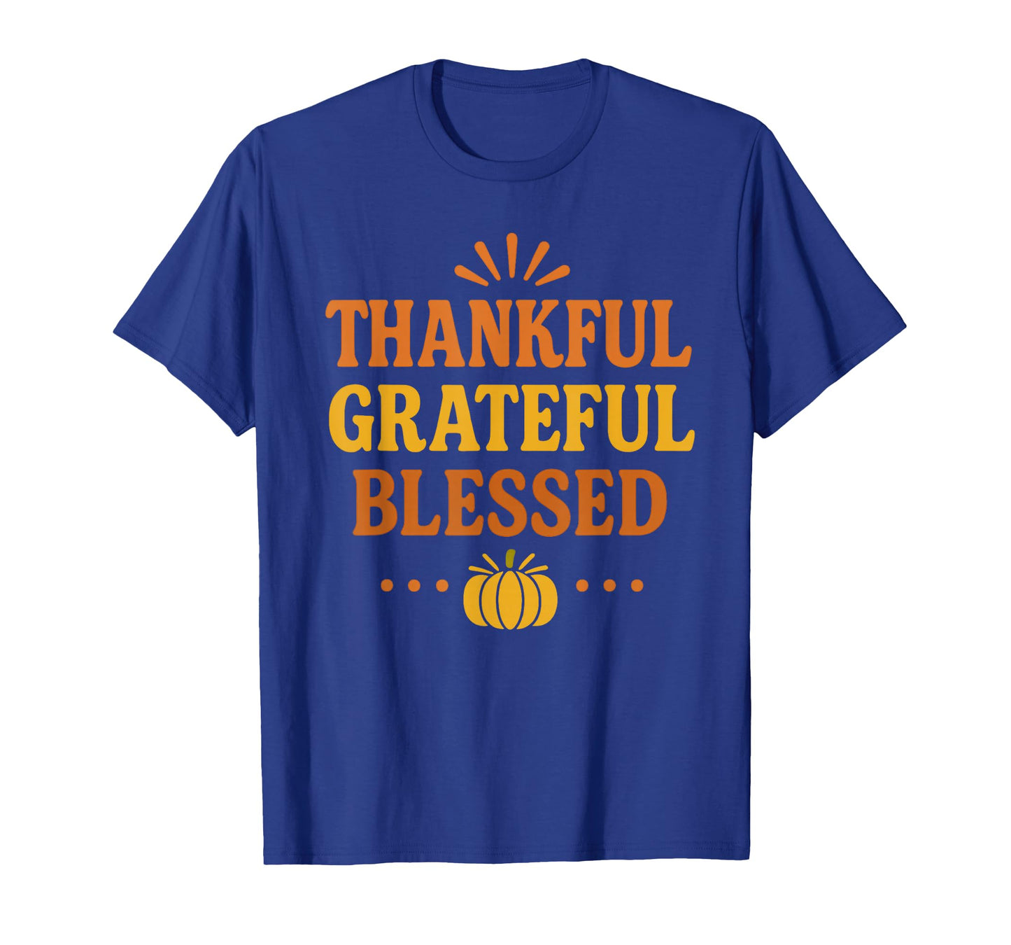 Thankful Grateful Blessed Retro T-Shirt