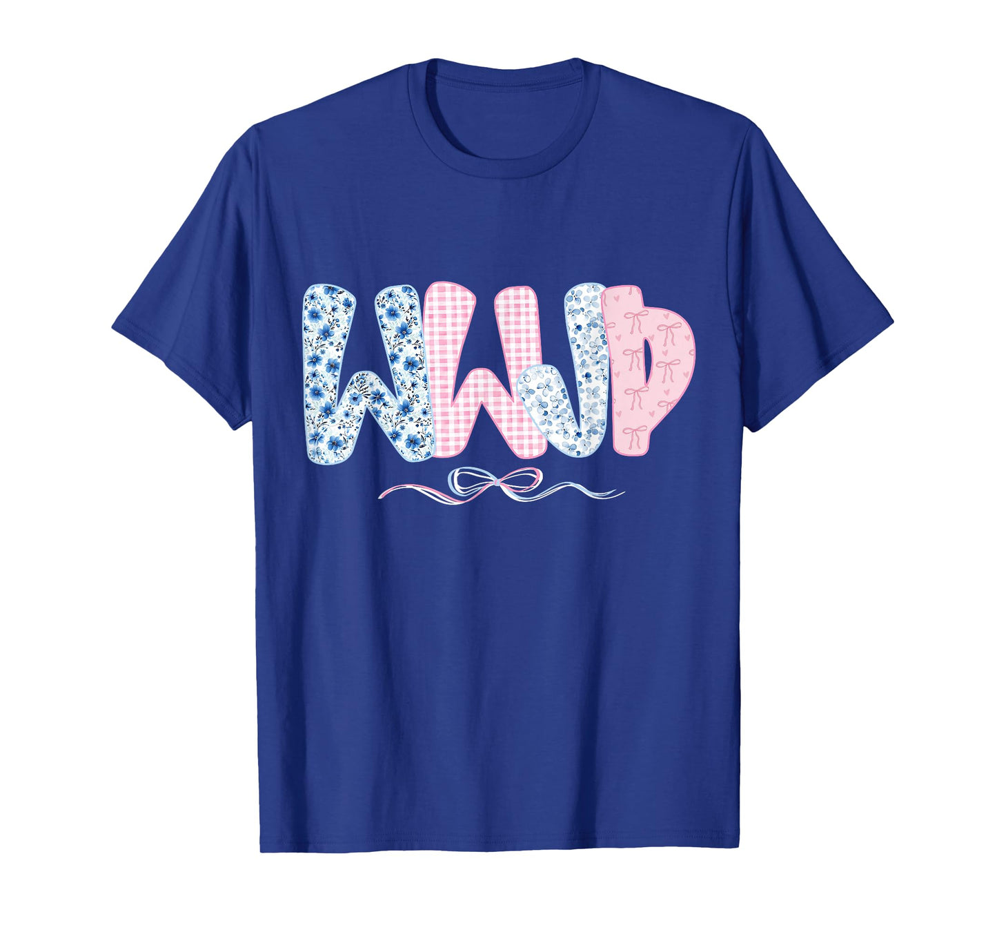 WWJD Coquette Bow Vintage Boho Floral Christian Jesus Women T-Shirt