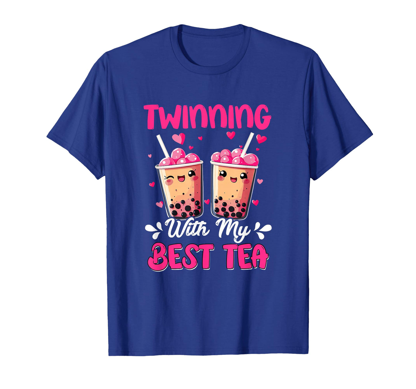 Twinning With My Bestie Spirit Week Girls Kids Twin Day Tea T-Shirt