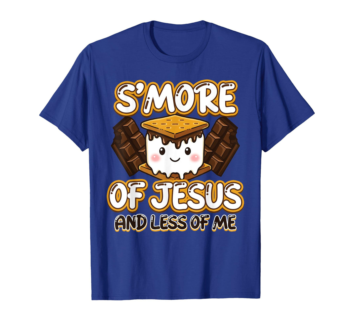 Christian Camping Smore Jesus Less Me Funny Religious Camper T-Shirt