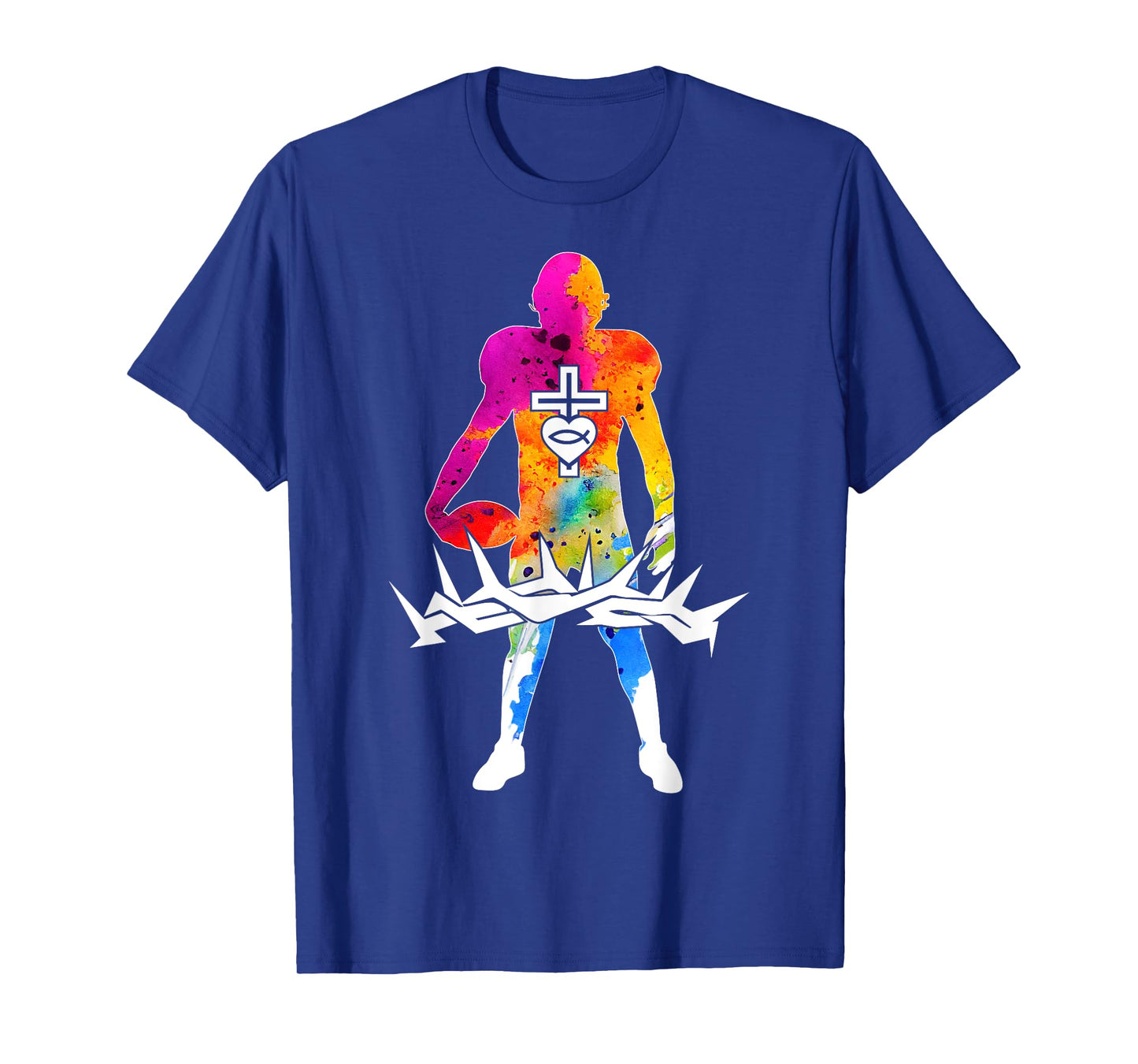 Religious Jesus Football Christian GOD Football T-Shirt