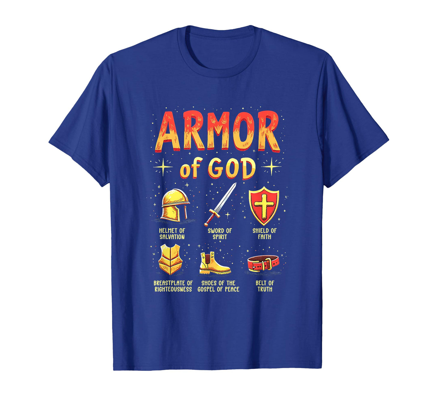 Cute Baby Boy Toddler Jesus Armor Of God Christian T-Shirt