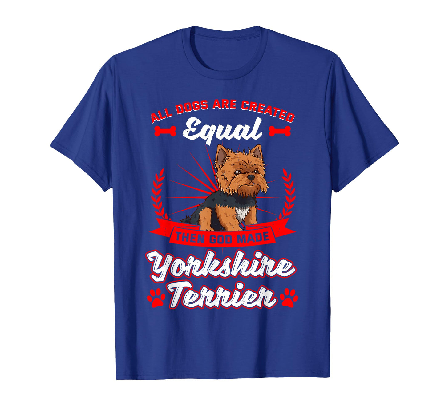 Yorkshire Terrier Small Dog Pup Fur Parents Pet Animal T-Shirt