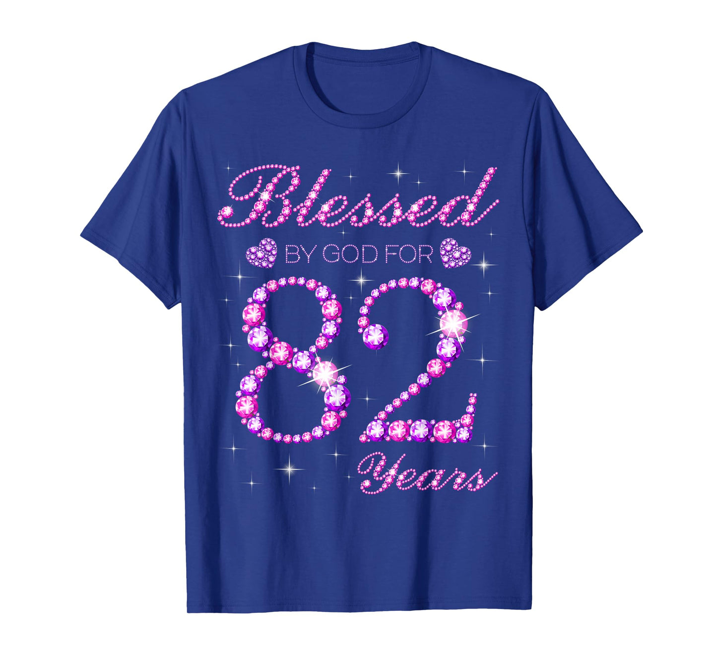 Blessed by God for 82 Years Old 82nd Birthday Party T-Shirt