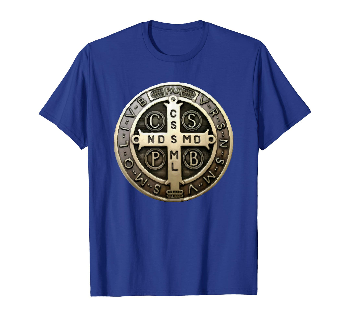 St. Benedict Medal Saint Benedict Cross Catholic Christian T-Shirt