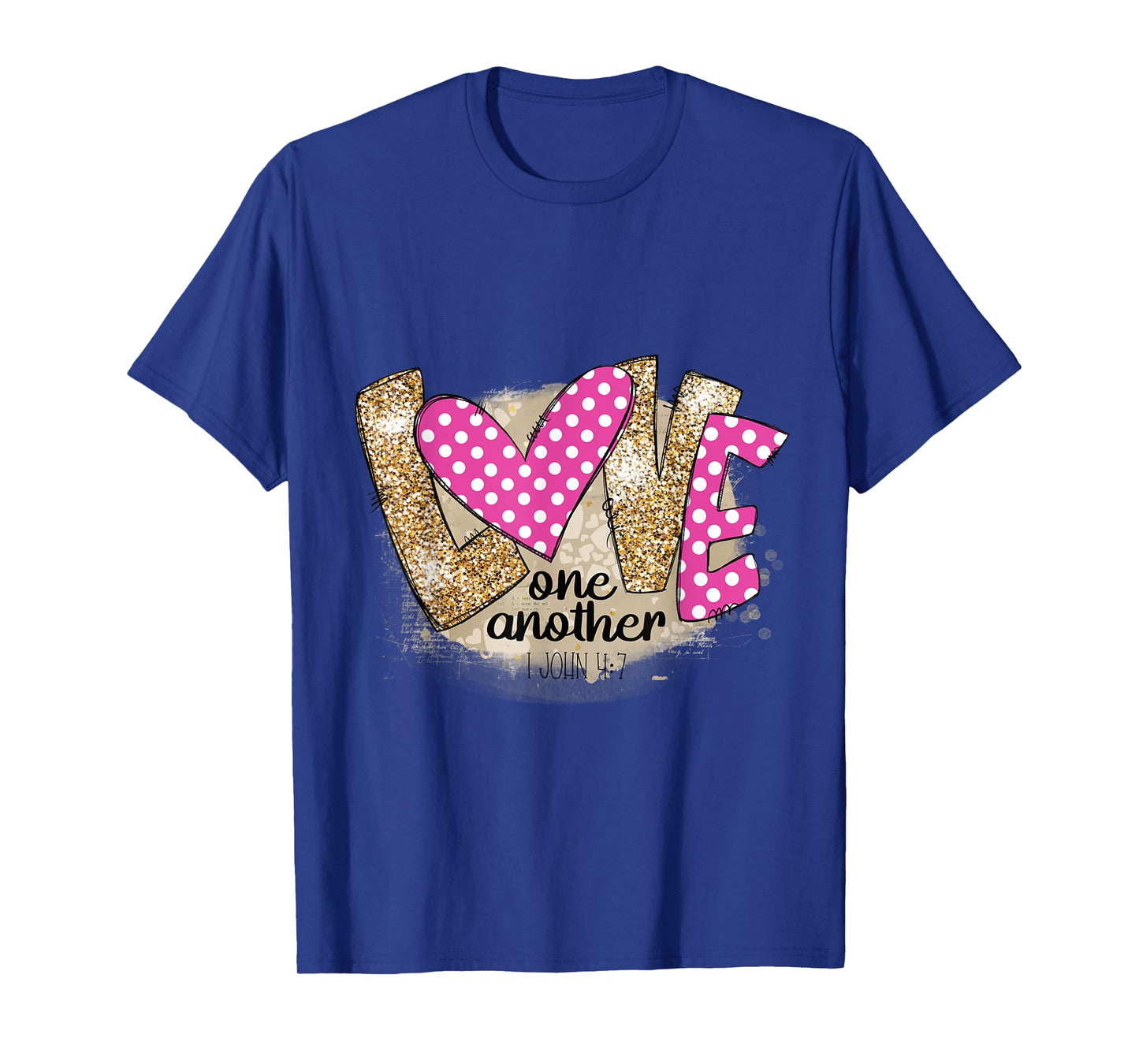 Love One Another Christian TShirt for Women Scriptures Quote T-Shirt
