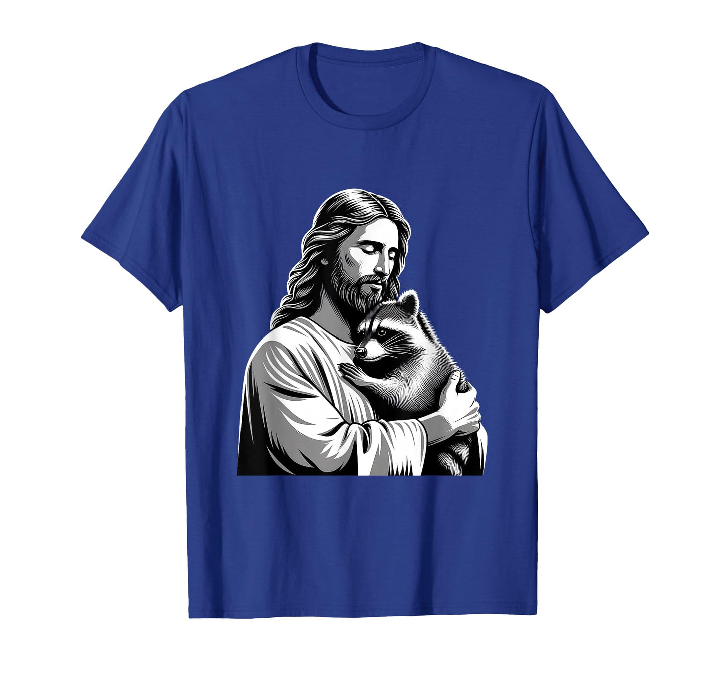 Raccoon Lover Christian Holding Trash God Faith Men Women T-Shirt