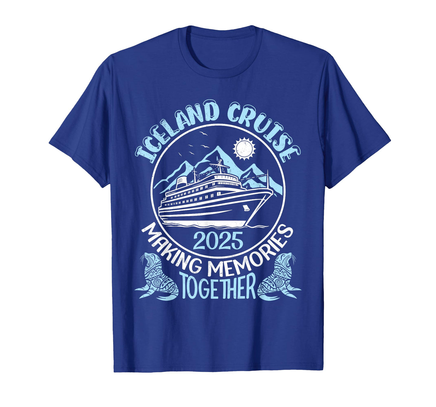 Iceland Cruise 2025 Making Memories Together Beach Mountain T-Shirt